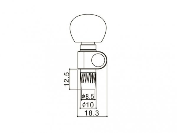 Klucze do banjo 5 str. GOTOH SPBJ-4/5-PW (N)