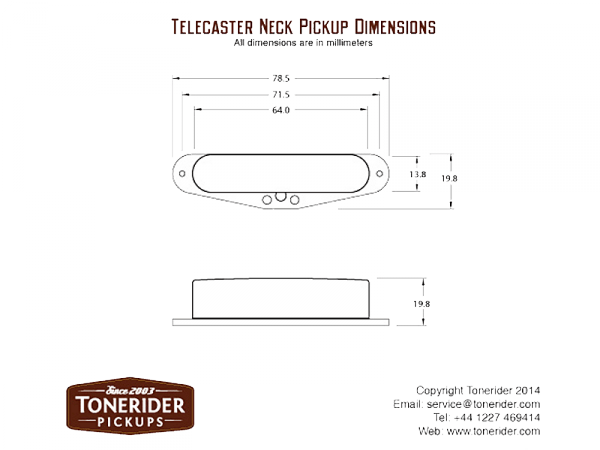 TONERIDER Hot Classics Tele (N, neck)