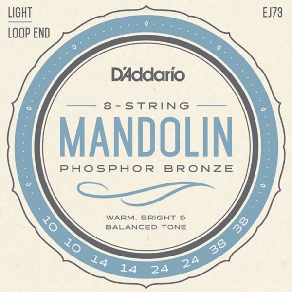 Struny do mandoliny D'ADDARIO EJ73 (10-38)