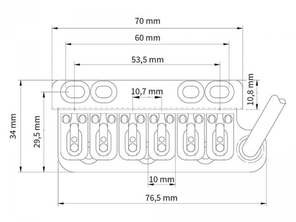 Tremolo VEGATREM VT1 UltraTrem Standard (SG)