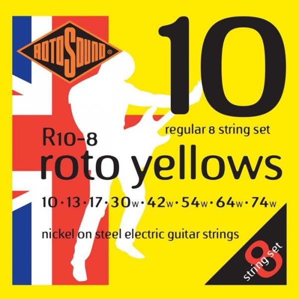 Struny ROTOSOUND Roto Yellows R10-8 (10-74) 8str.