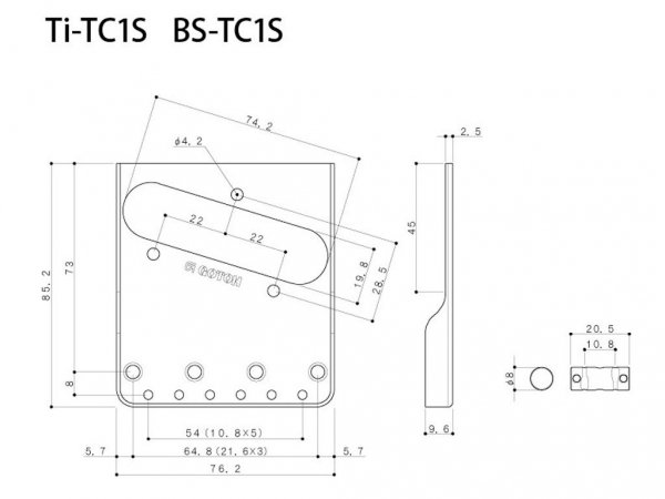 Mostek Tele GOTOH Ti-TC1S (CR)