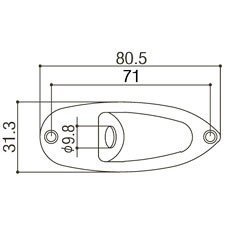 Płytka jack HOSCO/GOTOH JCS-1 (N)