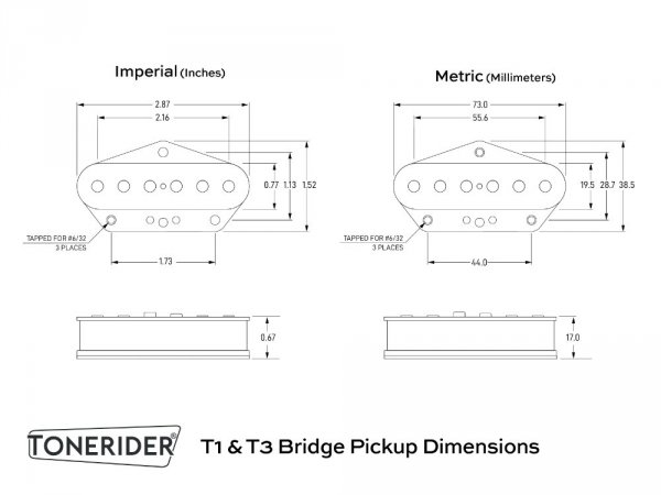 TONERIDER Vintage Plus Tele Set (N)