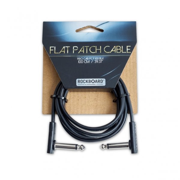 Kabel patch ROCKBOARD Flat Black AA (100cm)