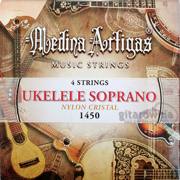 Struny do ukulele MEDINA ARTIGAS 1450 Clear Nylon