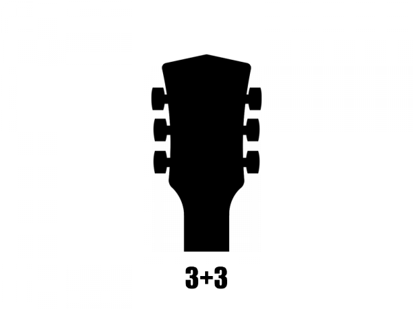 Klucze do gitary VPARTS VGX-44 (N, 3+3)
