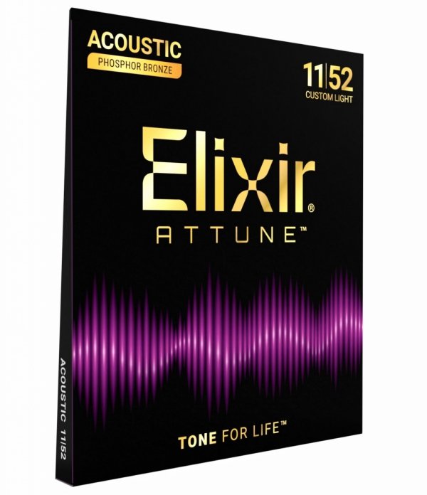 Struny ELIXIR Attune Phosphor Bronze (11-52)