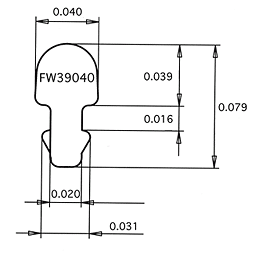 Progi JESCAR FL39040-S-P3 (Stainless Steel)
