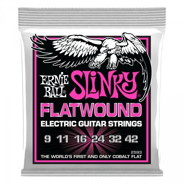 Struny ERNIE BALL 2593 Cobalt Flatwound (09-42)