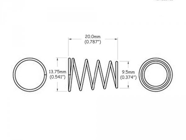 Komplet sprężynek do przetworników VPARTS SPR-5