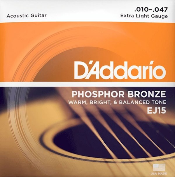 Struny D'ADDARIO Phosphor Bronze EJ15 (10-47)