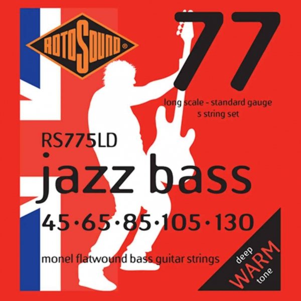 Struny ROTOSOUND RS775LD Jazz Bass (45-130) 5str