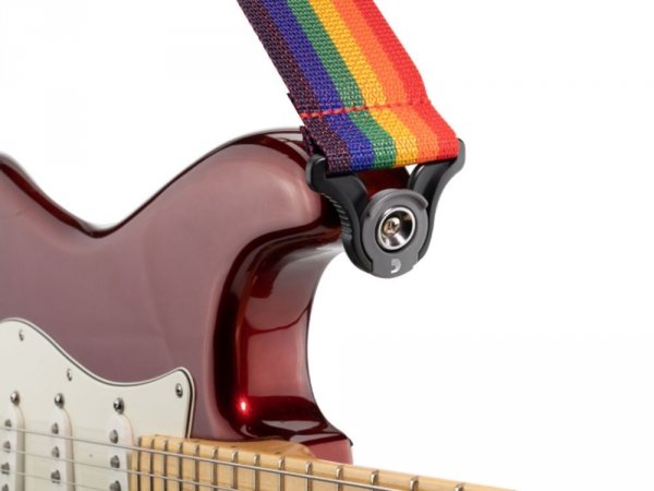 Pasek gitarowy D'ADDARIO Poly Auto Lock Rainbow