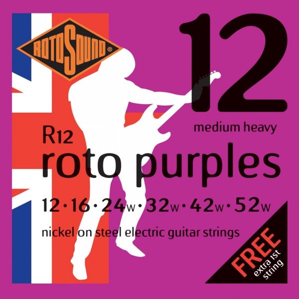 Struny ROTOSOUND Roto Purples R12 (12-52)