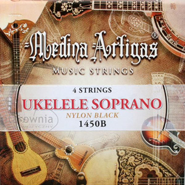 Struny do ukulele MEDINA ARTIGAS 1450B Black Nylon