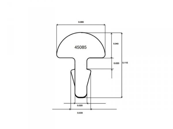 Progi JESCAR FS45085-NS (18%, 25szt)
