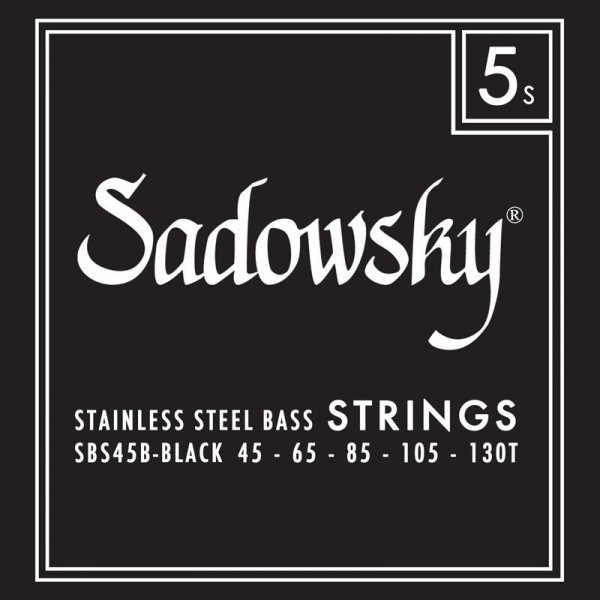 Struny SADOWSKY Black Stainless Taper (45-130) 5st
