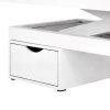 Spa leżanka kosmetyczna Azzurro 815B świecąca white podgrzewana