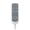 Elektryczny fotel kosmetyczny SILLON CLASSIC 3 silniki z podgrzewaniem biały