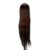 Główka treningowa fryzjerska Gabbiano WZ2 syntetyczne włosy, kolor 4H, długość 24
