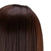 Główka treningowa z brodą fryzjerska Gabbiano WZ4 syntetyczne włosy, kolor 4H, długość 8+6