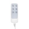Fotel kosmetyczny elektryczny SILLON Lux 273b 3 silniki złoto biały