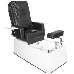 FOTEL DO PEDICURE Z MASAżEM BR-2312 CZARNY