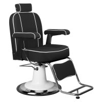 Gabbiano fotel barberski Amadeo czarny 
