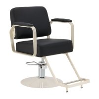 Fotel fryzjerski Omega Aurora czarny 