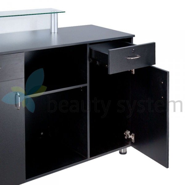 BIURKO DO RECEPCJI BD-3307 CZARNE