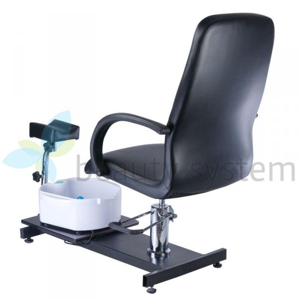 FOTEL DO PEDICURE Z MASAżEREM STóP BW-100 CZARNY