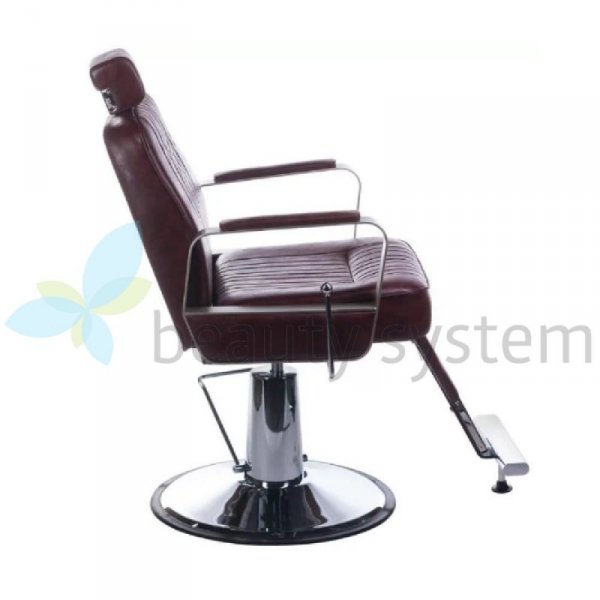 FOTEL BARBERSKI HOMER BH-31237 BRąZOWY