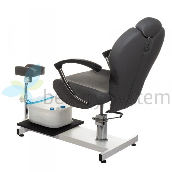 FOTEL DO PEDICURE Z MASAżEREM STóP BR-2301 SZARY