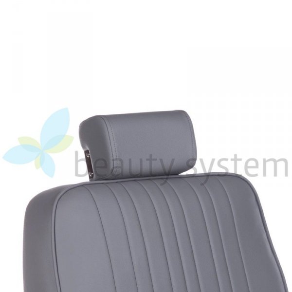 FOTEL BARBERSKI HOMER BH-31237 JASNY SZARY