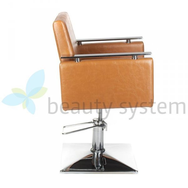FOTEL FRYZJERSKI MILO BH-6333 JASNO BRąZOWY