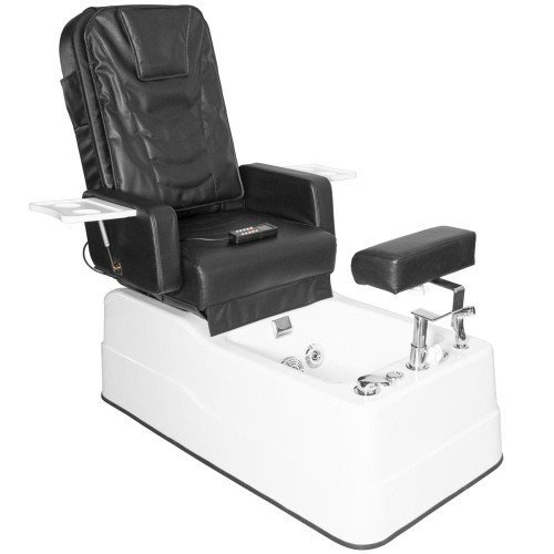 FOTEL DO PEDICURE Z MASAżEM BR-2312 CZARNY
