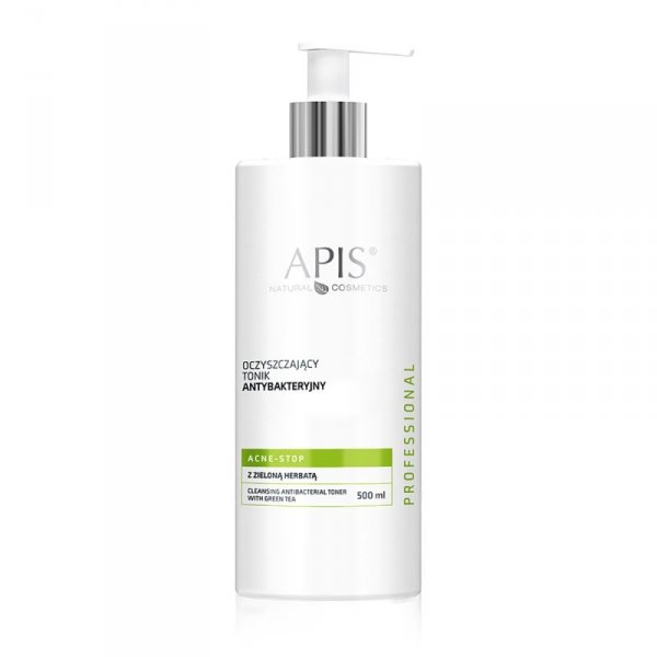 Apis acne-stop oczyszczający tonik antybakt. z zieloną herbatą 500 ml