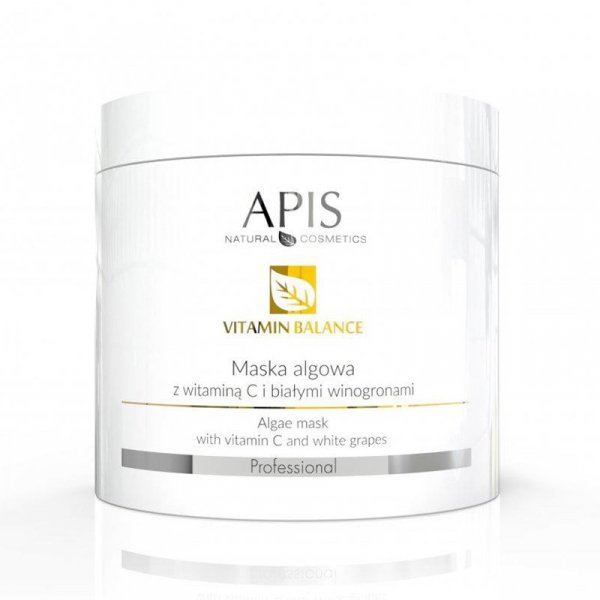 Apis vitamin balance maska algowa wit. C + białe winogrona 200 g