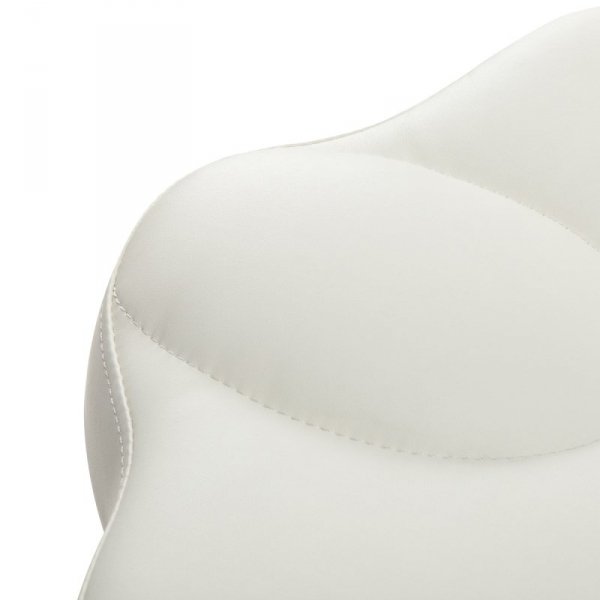 Taboret kosmetyczny Azzurro 156-F bump-up biały