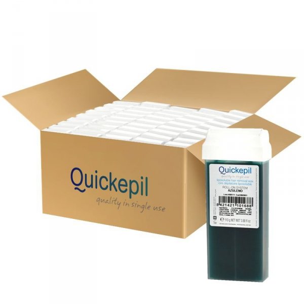 QUICKEPIL 50 SZT.WOSK DO DEPILACJI ROLKA AZULEN 110g