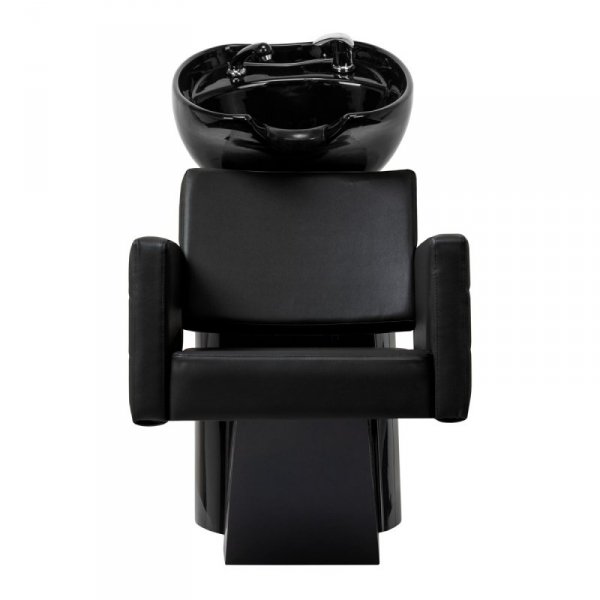 Myjnia fryzjerska Gabbiano Ankara czarna z czarną misą