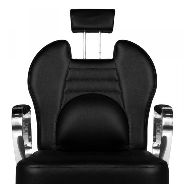 Fotel barberski Gabbiano Tiziano czarny