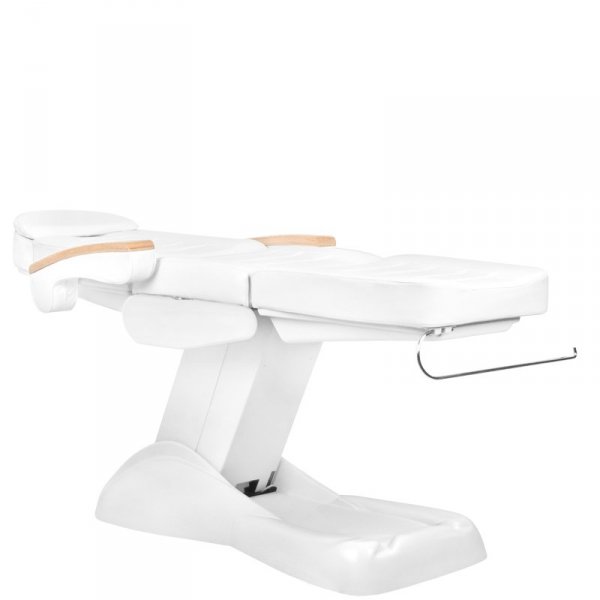 Fotel kosmetyczny elektr. Lux biały podgrzewany