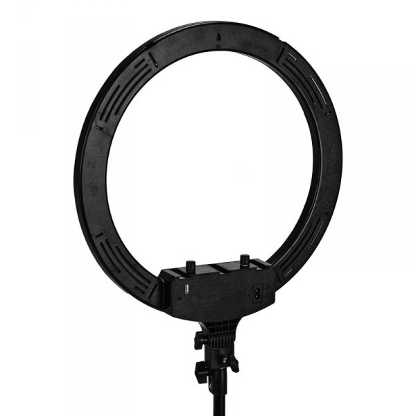 GLOW lampa pierścieniowa ring 18&quot; bsc ze statywem 45W