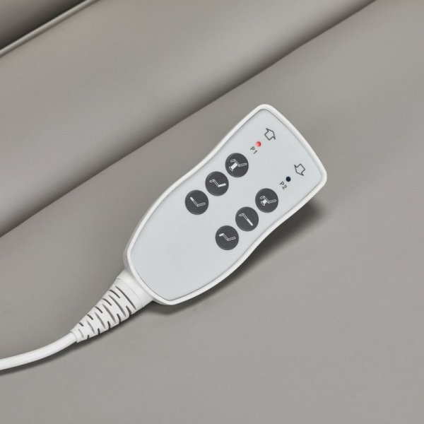 Fotel kosmetyczny elektryczny Azzurro 891 szary