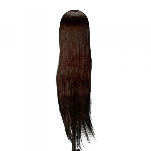 Główka treningowa fryzjerska Gabbiano WZ2 syntetyczne włosy, kolor 4H, długość 24&quot;