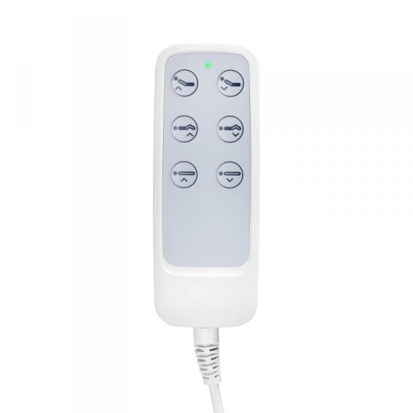 Fotel kosmetyczny elektryczny SILLON Lux 273b 3 silniki złoto biały
