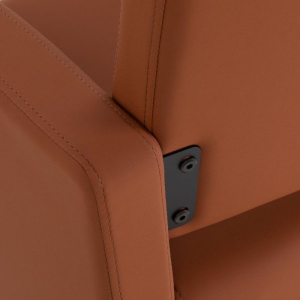 Fotel fryzjerski Gabbiano Vitoria brązowy