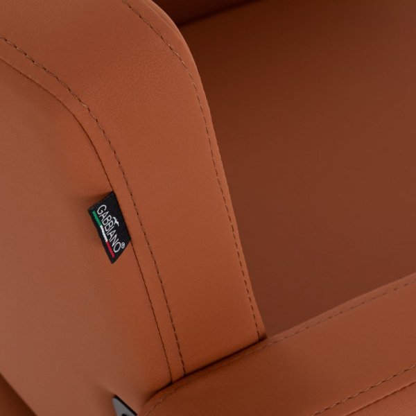 Fotel fryzjerski Gabbiano Vitoria brązowy